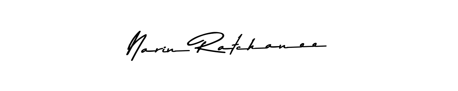 The best way (Asem Kandis PERSONAL USE) to make a short signature is to pick only two or three words in your name. The name Narin Ratchanee include a total of six letters. For converting this name. Narin Ratchanee signature style 9 images and pictures png