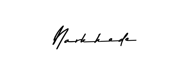 The best way (Asem Kandis PERSONAL USE) to make a short signature is to pick only two or three words in your name. The name Narkhede include a total of six letters. For converting this name. Narkhede signature style 9 images and pictures png