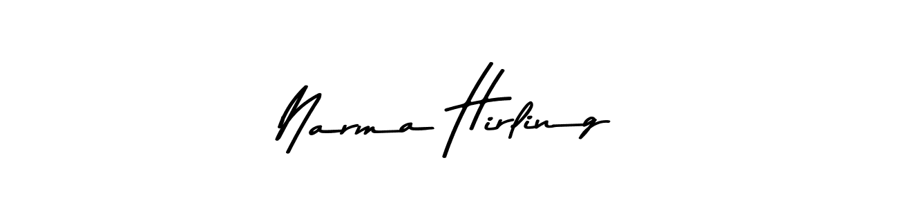 How to make Narma Hirling signature? Asem Kandis PERSONAL USE is a professional autograph style. Create handwritten signature for Narma Hirling name. Narma Hirling signature style 9 images and pictures png