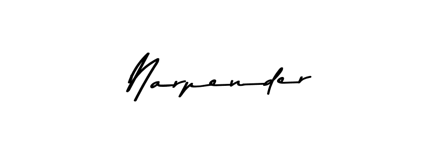 Also we have Narpender name is the best signature style. Create professional handwritten signature collection using Asem Kandis PERSONAL USE autograph style. Narpender signature style 9 images and pictures png