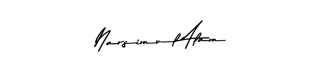 Make a short Narsimul Alam signature style. Manage your documents anywhere anytime using Asem Kandis PERSONAL USE. Create and add eSignatures, submit forms, share and send files easily. Narsimul Alam signature style 9 images and pictures png