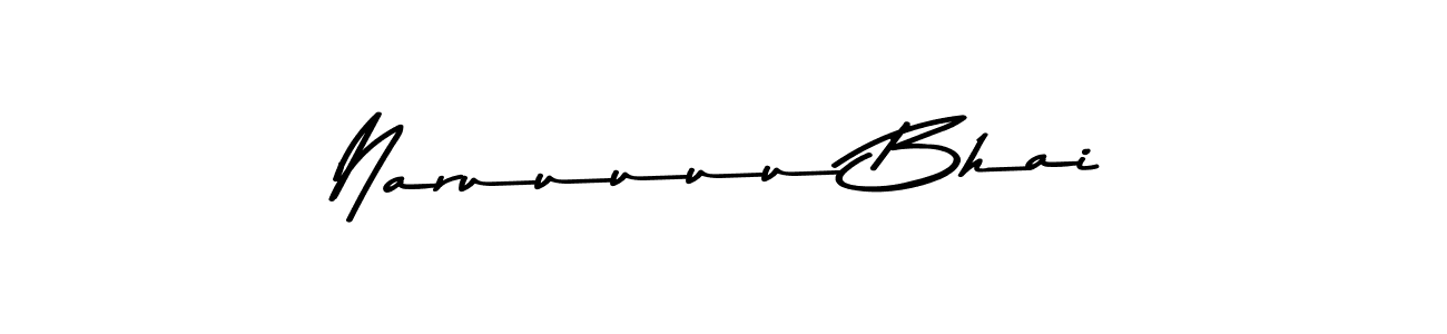 You should practise on your own different ways (Asem Kandis PERSONAL USE) to write your name (Naruuuuu Bhai) in signature. don't let someone else do it for you. Naruuuuu Bhai signature style 9 images and pictures png