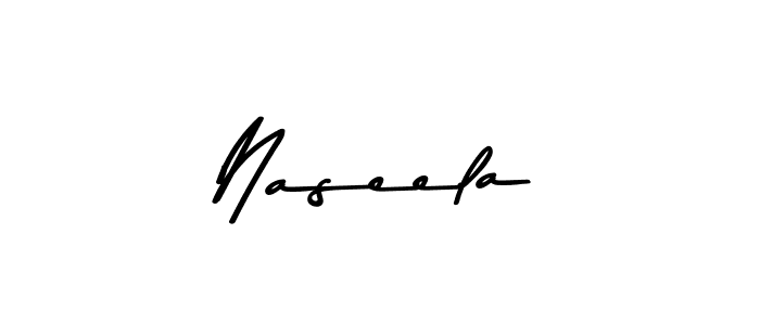 Create a beautiful signature design for name Naseela. With this signature (Asem Kandis PERSONAL USE) fonts, you can make a handwritten signature for free. Naseela signature style 9 images and pictures png