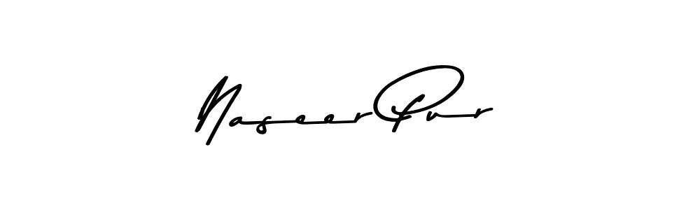 Use a signature maker to create a handwritten signature online. With this signature software, you can design (Asem Kandis PERSONAL USE) your own signature for name Naseer Pur. Naseer Pur signature style 9 images and pictures png