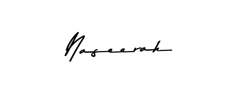 Use a signature maker to create a handwritten signature online. With this signature software, you can design (Asem Kandis PERSONAL USE) your own signature for name Naseerah. Naseerah signature style 9 images and pictures png