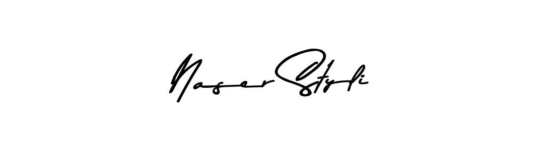 Make a beautiful signature design for name Naser Styli. Use this online signature maker to create a handwritten signature for free. Naser Styli signature style 9 images and pictures png