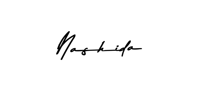 It looks lik you need a new signature style for name Nashida. Design unique handwritten (Asem Kandis PERSONAL USE) signature with our free signature maker in just a few clicks. Nashida signature style 9 images and pictures png