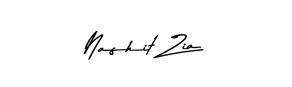 Make a beautiful signature design for name Nashit Zia. Use this online signature maker to create a handwritten signature for free. Nashit Zia signature style 9 images and pictures png