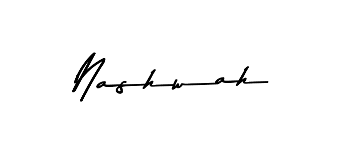 The best way (Asem Kandis PERSONAL USE) to make a short signature is to pick only two or three words in your name. The name Nashwah include a total of six letters. For converting this name. Nashwah signature style 9 images and pictures png