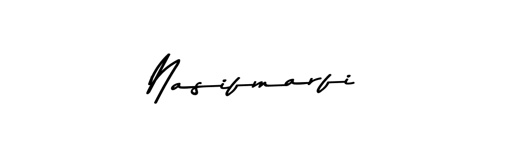 How to make Nasifmarfi signature? Asem Kandis PERSONAL USE is a professional autograph style. Create handwritten signature for Nasifmarfi name. Nasifmarfi signature style 9 images and pictures png