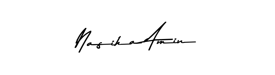 Also You can easily find your signature by using the search form. We will create Nasiha Amin name handwritten signature images for you free of cost using Asem Kandis PERSONAL USE sign style. Nasiha Amin signature style 9 images and pictures png