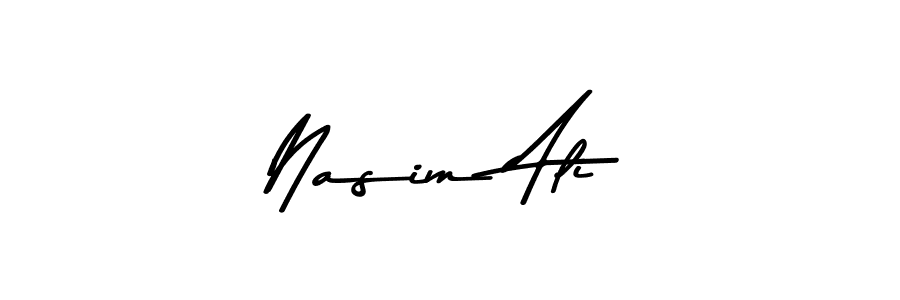 You can use this online signature creator to create a handwritten signature for the name Nasim Ali. This is the best online autograph maker. Nasim Ali signature style 9 images and pictures png