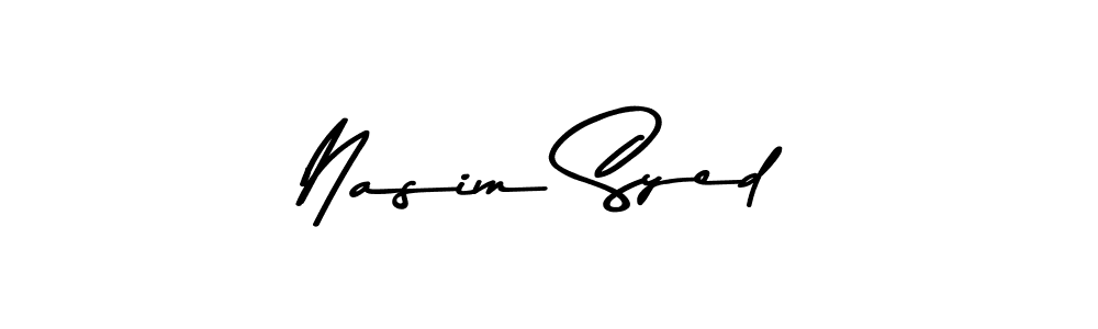You can use this online signature creator to create a handwritten signature for the name Nasim Syed. This is the best online autograph maker. Nasim Syed signature style 9 images and pictures png