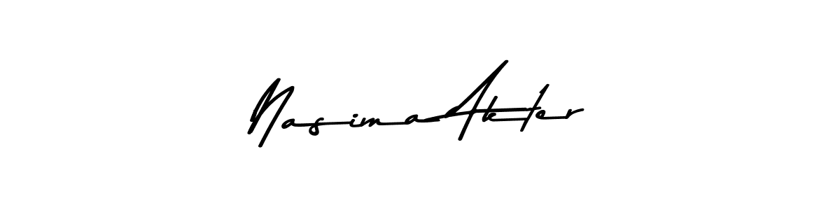 if you are searching for the best signature style for your name Nasima Akter. so please give up your signature search. here we have designed multiple signature styles  using Asem Kandis PERSONAL USE. Nasima Akter signature style 9 images and pictures png