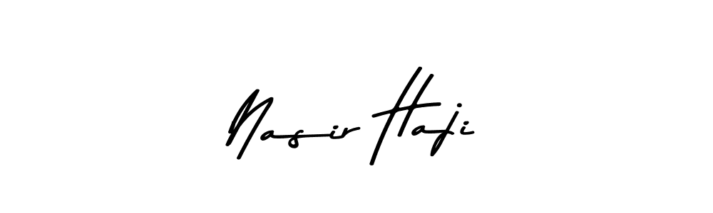 Here are the top 10 professional signature styles for the name Nasir Haji. These are the best autograph styles you can use for your name. Nasir Haji signature style 9 images and pictures png