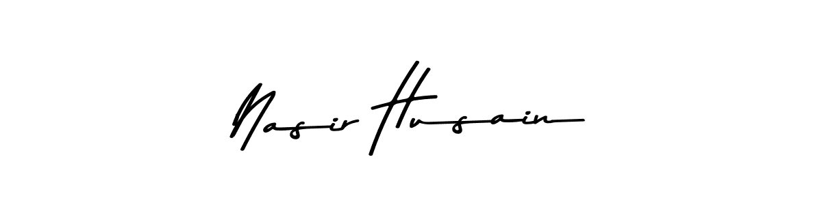 Nasir Husain stylish signature style. Best Handwritten Sign (Asem Kandis PERSONAL USE) for my name. Handwritten Signature Collection Ideas for my name Nasir Husain. Nasir Husain signature style 9 images and pictures png