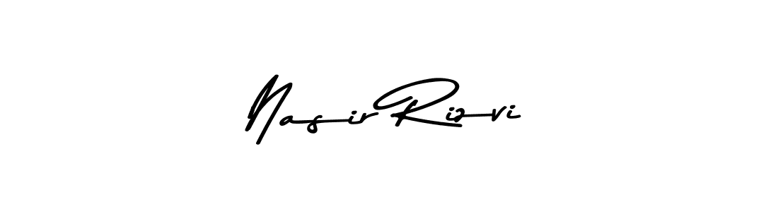 This is the best signature style for the Nasir Rizvi name. Also you like these signature font (Asem Kandis PERSONAL USE). Mix name signature. Nasir Rizvi signature style 9 images and pictures png