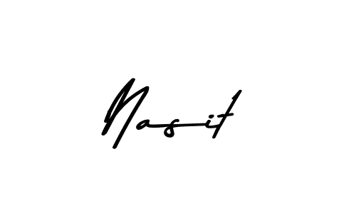 Make a beautiful signature design for name Nasit. Use this online signature maker to create a handwritten signature for free. Nasit signature style 9 images and pictures png