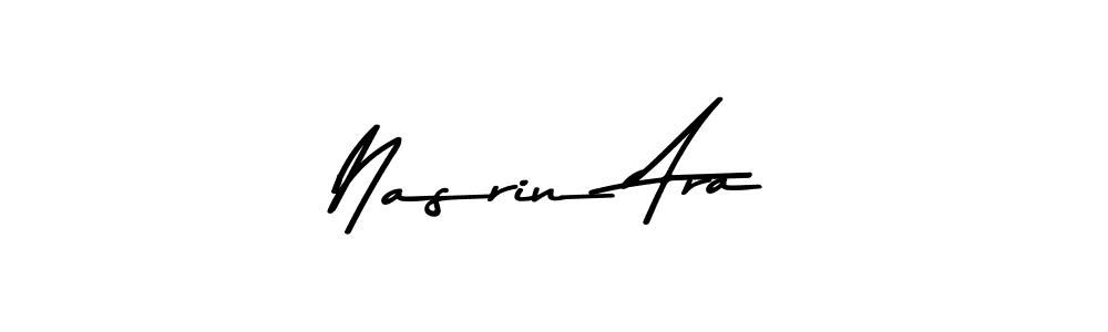 Nasrin Ara stylish signature style. Best Handwritten Sign (Asem Kandis PERSONAL USE) for my name. Handwritten Signature Collection Ideas for my name Nasrin Ara. Nasrin Ara signature style 9 images and pictures png