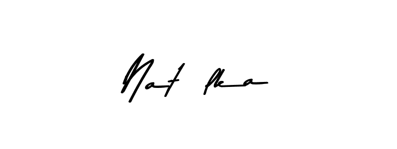 Similarly Asem Kandis PERSONAL USE is the best handwritten signature design. Signature creator online .You can use it as an online autograph creator for name Natálka. Natálka signature style 9 images and pictures png