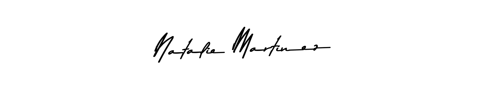 Make a beautiful signature design for name Natalie Martinez. With this signature (Asem Kandis PERSONAL USE) style, you can create a handwritten signature for free. Natalie Martinez signature style 9 images and pictures png