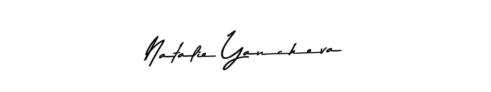 Use a signature maker to create a handwritten signature online. With this signature software, you can design (Asem Kandis PERSONAL USE) your own signature for name Natalie Yancheva. Natalie Yancheva signature style 9 images and pictures png