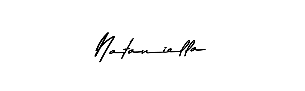 Nataniella stylish signature style. Best Handwritten Sign (Asem Kandis PERSONAL USE) for my name. Handwritten Signature Collection Ideas for my name Nataniella. Nataniella signature style 9 images and pictures png