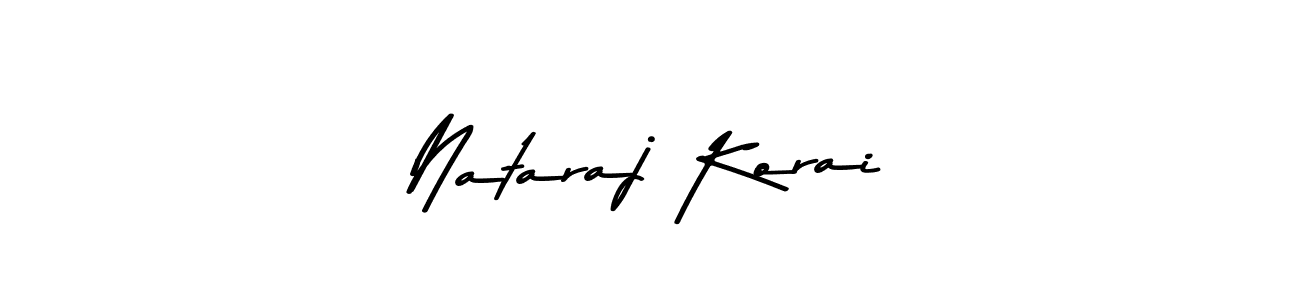 Make a beautiful signature design for name Nataraj Korai. Use this online signature maker to create a handwritten signature for free. Nataraj Korai signature style 9 images and pictures png
