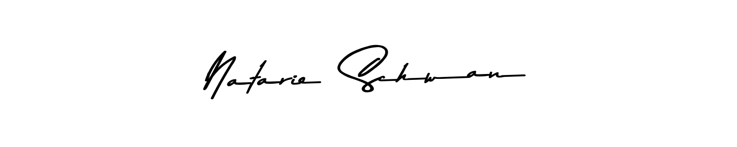 Natarie  Schwan stylish signature style. Best Handwritten Sign (Asem Kandis PERSONAL USE) for my name. Handwritten Signature Collection Ideas for my name Natarie  Schwan. Natarie  Schwan signature style 9 images and pictures png