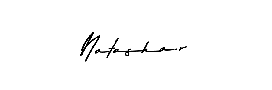 Use a signature maker to create a handwritten signature online. With this signature software, you can design (Asem Kandis PERSONAL USE) your own signature for name Natasha.r. Natasha.r signature style 9 images and pictures png