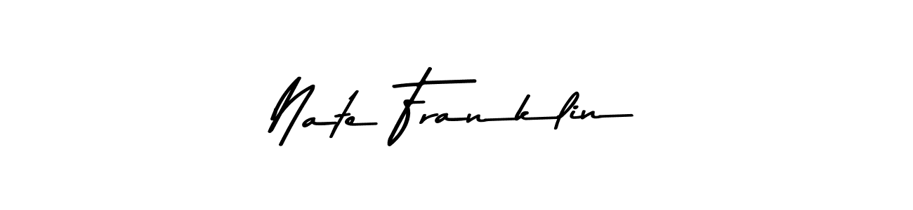 Similarly Asem Kandis PERSONAL USE is the best handwritten signature design. Signature creator online .You can use it as an online autograph creator for name Nate Franklin. Nate Franklin signature style 9 images and pictures png