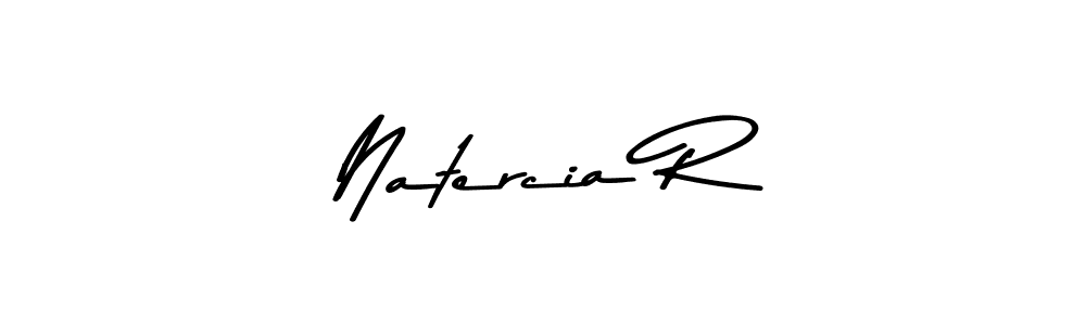 Also we have Natercia R name is the best signature style. Create professional handwritten signature collection using Asem Kandis PERSONAL USE autograph style. Natercia R signature style 9 images and pictures png