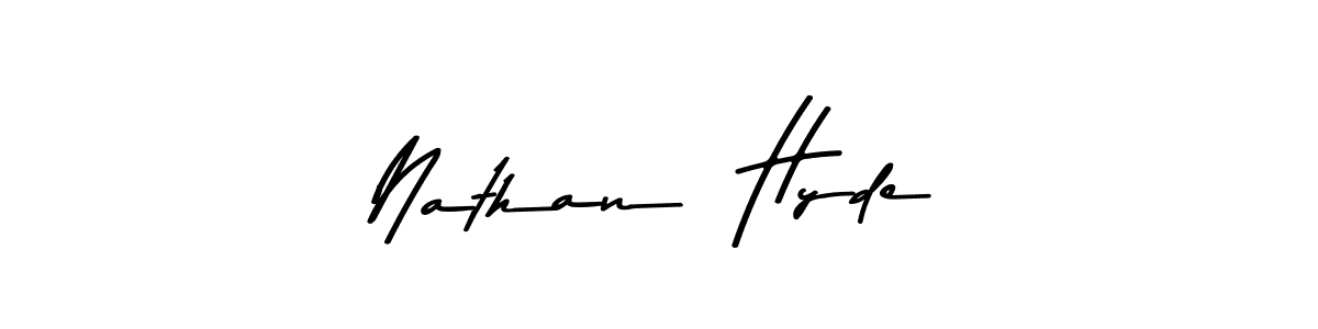 It looks lik you need a new signature style for name Nathan  Hyde. Design unique handwritten (Asem Kandis PERSONAL USE) signature with our free signature maker in just a few clicks. Nathan  Hyde signature style 9 images and pictures png