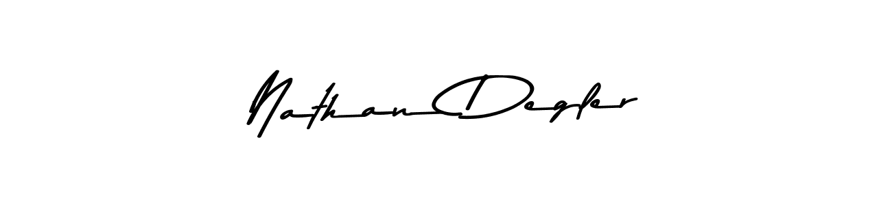 Create a beautiful signature design for name Nathan Degler. With this signature (Asem Kandis PERSONAL USE) fonts, you can make a handwritten signature for free. Nathan Degler signature style 9 images and pictures png
