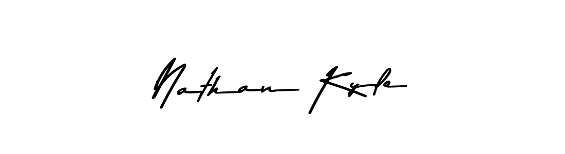 Make a beautiful signature design for name Nathan Kyle. With this signature (Asem Kandis PERSONAL USE) style, you can create a handwritten signature for free. Nathan Kyle signature style 9 images and pictures png