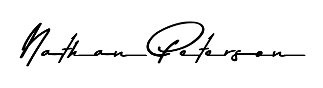 Discover the perfect balance of readability and style for Nathan Peterson with Asem Kandis PERSONAL USE font. Create your dream signature today. Nathan Peterson signature style 9 images and pictures png