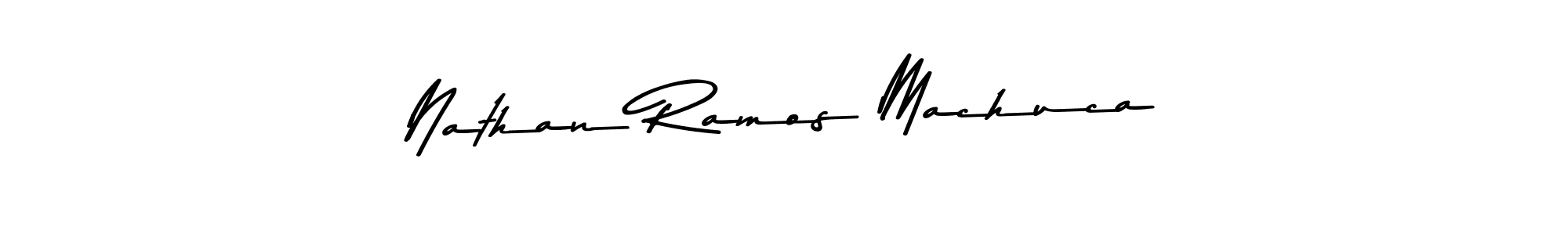 This is the best signature style for the Nathan Ramos Machuca name. Also you like these signature font (Asem Kandis PERSONAL USE). Mix name signature. Nathan Ramos Machuca signature style 9 images and pictures png