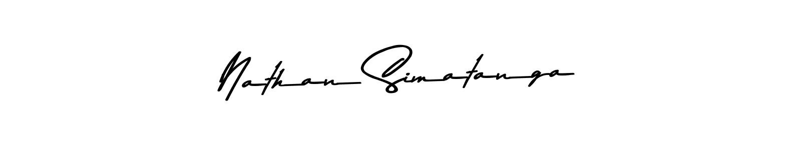 Use a signature maker to create a handwritten signature online. With this signature software, you can design (Asem Kandis PERSONAL USE) your own signature for name Nathan Simatanga. Nathan Simatanga signature style 9 images and pictures png