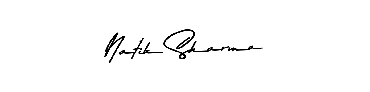 It looks lik you need a new signature style for name Natik Sharma. Design unique handwritten (Asem Kandis PERSONAL USE) signature with our free signature maker in just a few clicks. Natik Sharma signature style 9 images and pictures png