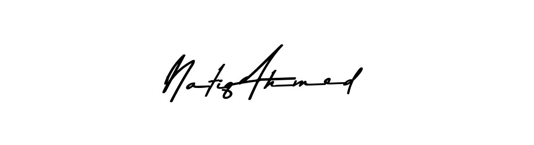 Similarly Asem Kandis PERSONAL USE is the best handwritten signature design. Signature creator online .You can use it as an online autograph creator for name Natiq Ahmed. Natiq Ahmed signature style 9 images and pictures png