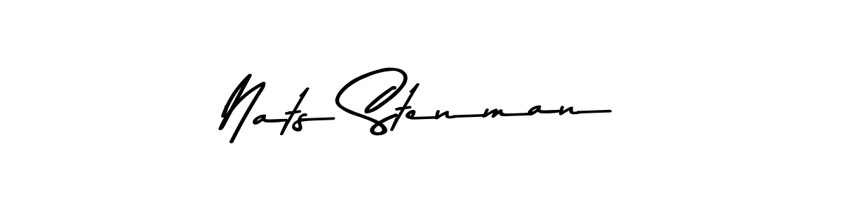 Asem Kandis PERSONAL USE is a professional signature style that is perfect for those who want to add a touch of class to their signature. It is also a great choice for those who want to make their signature more unique. Get Nats Stenman name to fancy signature for free. Nats Stenman signature style 9 images and pictures png