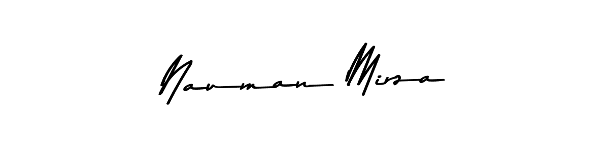 Use a signature maker to create a handwritten signature online. With this signature software, you can design (Asem Kandis PERSONAL USE) your own signature for name Nauman Mirza. Nauman Mirza signature style 9 images and pictures png