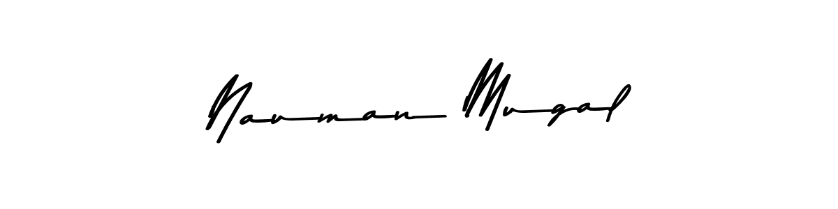 Make a beautiful signature design for name Nauman Mugal. With this signature (Asem Kandis PERSONAL USE) style, you can create a handwritten signature for free. Nauman Mugal signature style 9 images and pictures png