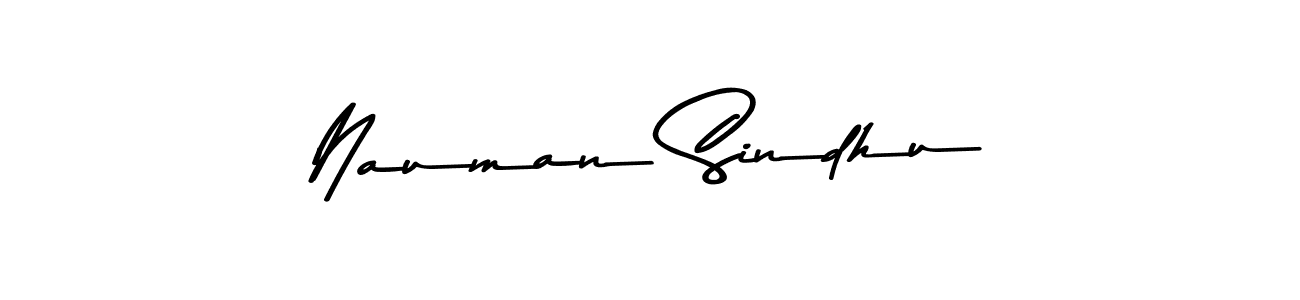Nauman Sindhu stylish signature style. Best Handwritten Sign (Asem Kandis PERSONAL USE) for my name. Handwritten Signature Collection Ideas for my name Nauman Sindhu. Nauman Sindhu signature style 9 images and pictures png