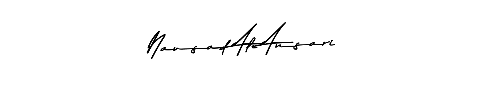 Design your own signature with our free online signature maker. With this signature software, you can create a handwritten (Asem Kandis PERSONAL USE) signature for name Nausad Ali Ansari. Nausad Ali Ansari signature style 9 images and pictures png