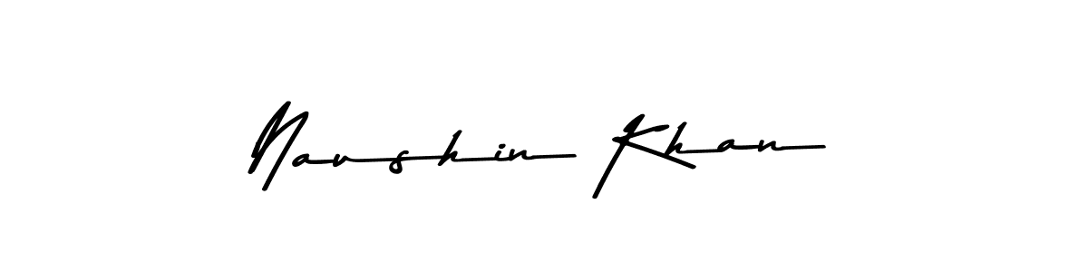 Use a signature maker to create a handwritten signature online. With this signature software, you can design (Asem Kandis PERSONAL USE) your own signature for name Naushin Khan. Naushin Khan signature style 9 images and pictures png