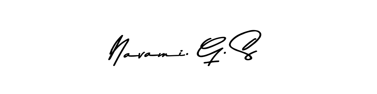 Asem Kandis PERSONAL USE is a professional signature style that is perfect for those who want to add a touch of class to their signature. It is also a great choice for those who want to make their signature more unique. Get Navami. G. S name to fancy signature for free. Navami. G. S signature style 9 images and pictures png