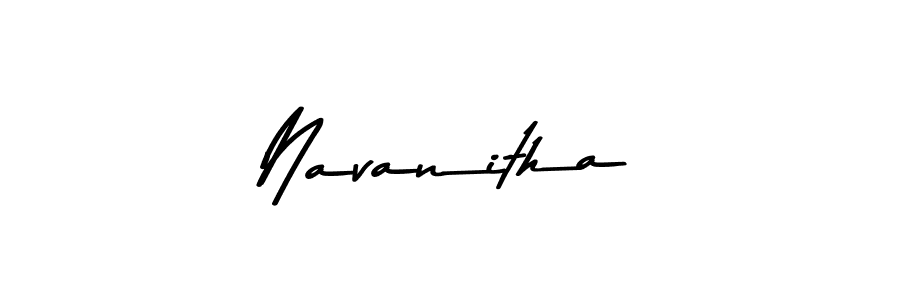 How to make Navanitha signature? Asem Kandis PERSONAL USE is a professional autograph style. Create handwritten signature for Navanitha name. Navanitha signature style 9 images and pictures png