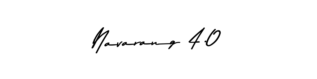 The best way (Asem Kandis PERSONAL USE) to make a short signature is to pick only two or three words in your name. The name Navarang 4.0 include a total of six letters. For converting this name. Navarang 4.0 signature style 9 images and pictures png