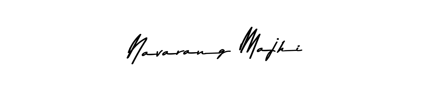How to make Navarang Majhi name signature. Use Asem Kandis PERSONAL USE style for creating short signs online. This is the latest handwritten sign. Navarang Majhi signature style 9 images and pictures png